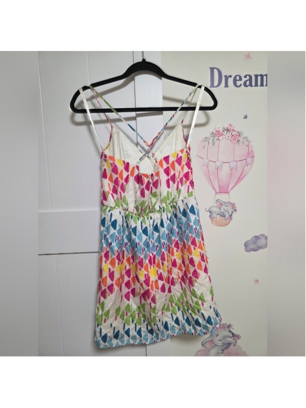Shoshanna Mia Bright Colorful Lalique Print Silk Party Dress - Picture 14 of 15